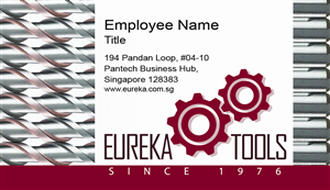Business Card Design by tomv for Eureka Tools Pte Ltd | Design: #1083118