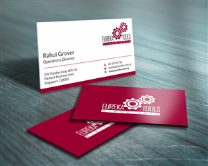 Visitenkarten-Design von HYPdesign für Eureka Tools Pte Ltd | Design: #1080949