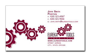 Business Card Design by Electric Llama Designs for Eureka Tools Pte Ltd | Design: #1099781