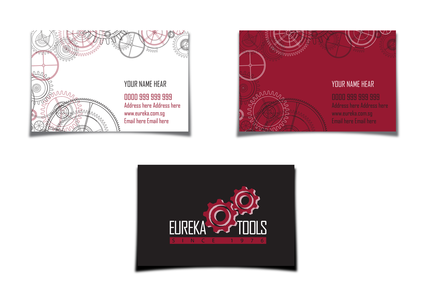 Design de Carte de Visite par RaquelBaiao pour Eureka Tools Pte Ltd | Design #1077040