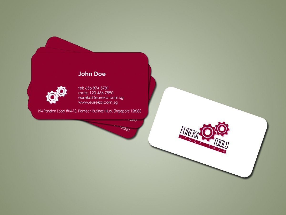 Business Card Design by zotik for Eureka Tools Pte Ltd | Design #1119199