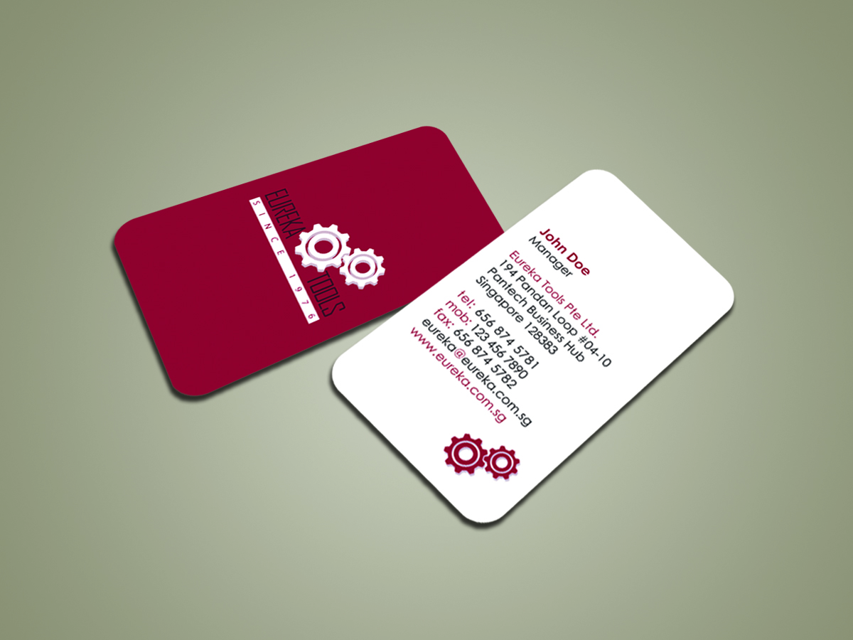 Business Card Design by zotik for Eureka Tools Pte Ltd | Design #1119203