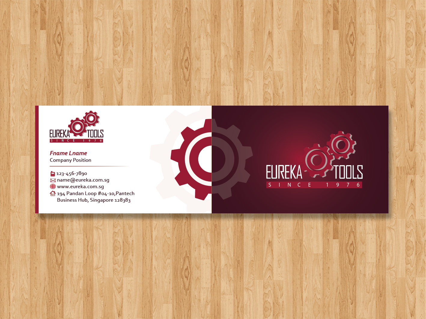 Business Card Design by KeyIdea for Eureka Tools Pte Ltd | Design #1098012