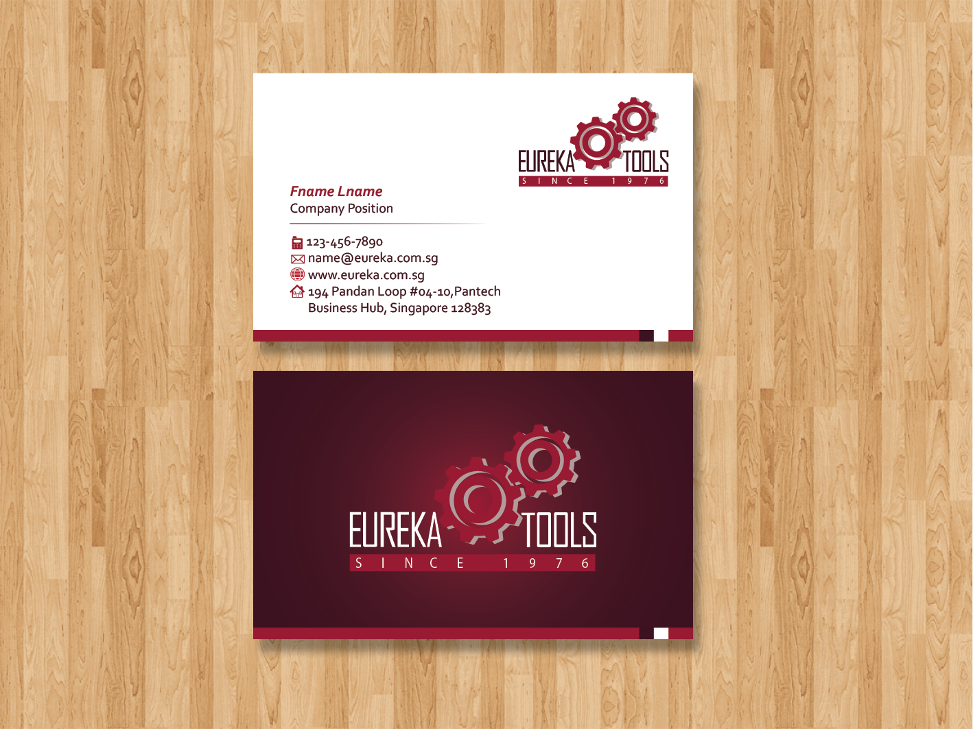 Business Card Design by KeyIdea for Eureka Tools Pte Ltd | Design #1098553