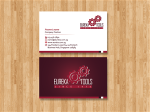 Visitenkarten-Design von KeyIdea für Eureka Tools Pte Ltd | Design: #1098553