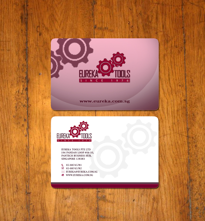 Diseño de Tarjeta de Presentación por ADIL SHAH para Eureka Tools Pte Ltd | Diseño #1078010