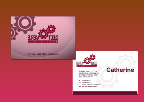 Business Card Design by ADIL SHAH for Eureka Tools Pte Ltd | Design #1101133