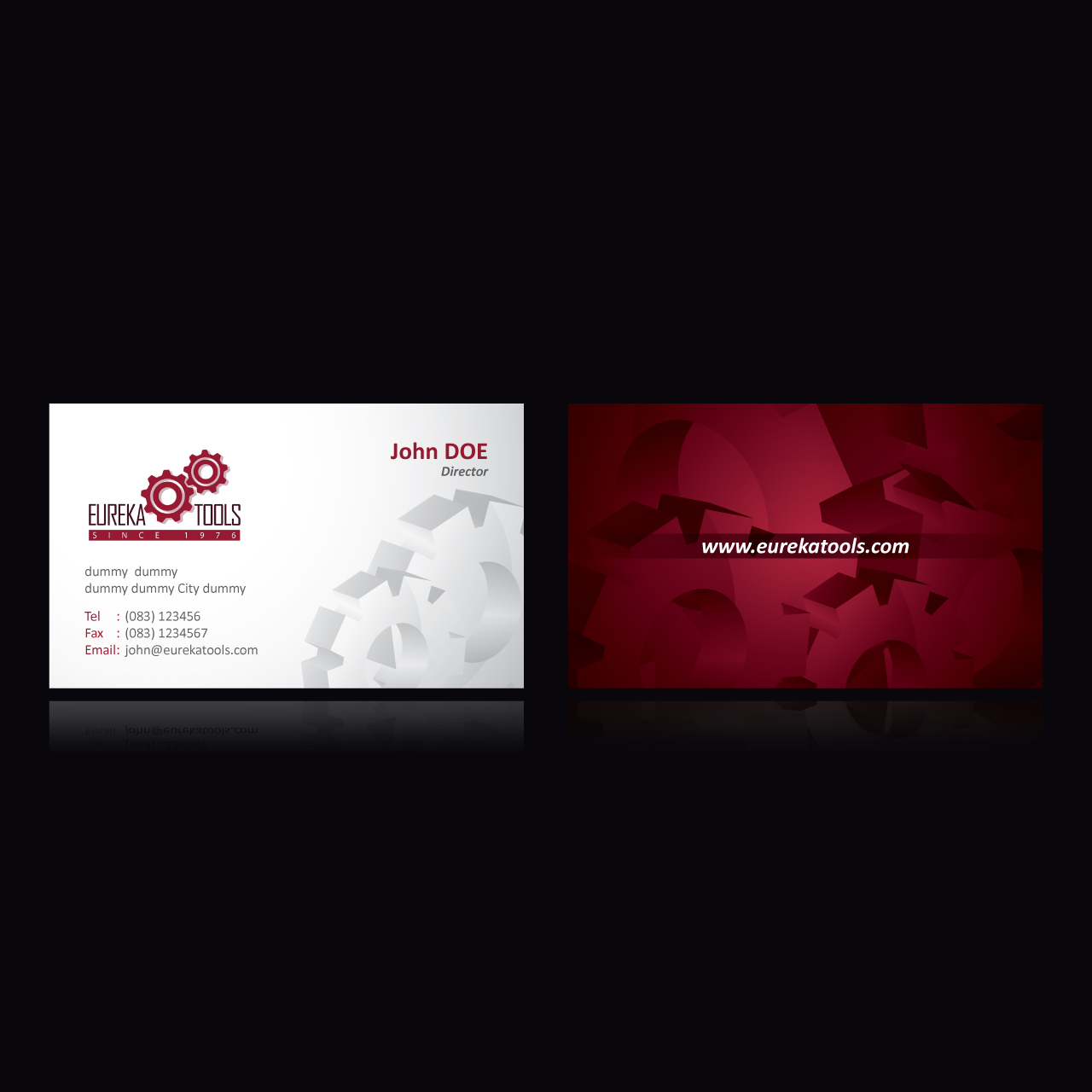 Visitenkarten-Design von yellowpixell für Eureka Tools Pte Ltd | Design #1128928