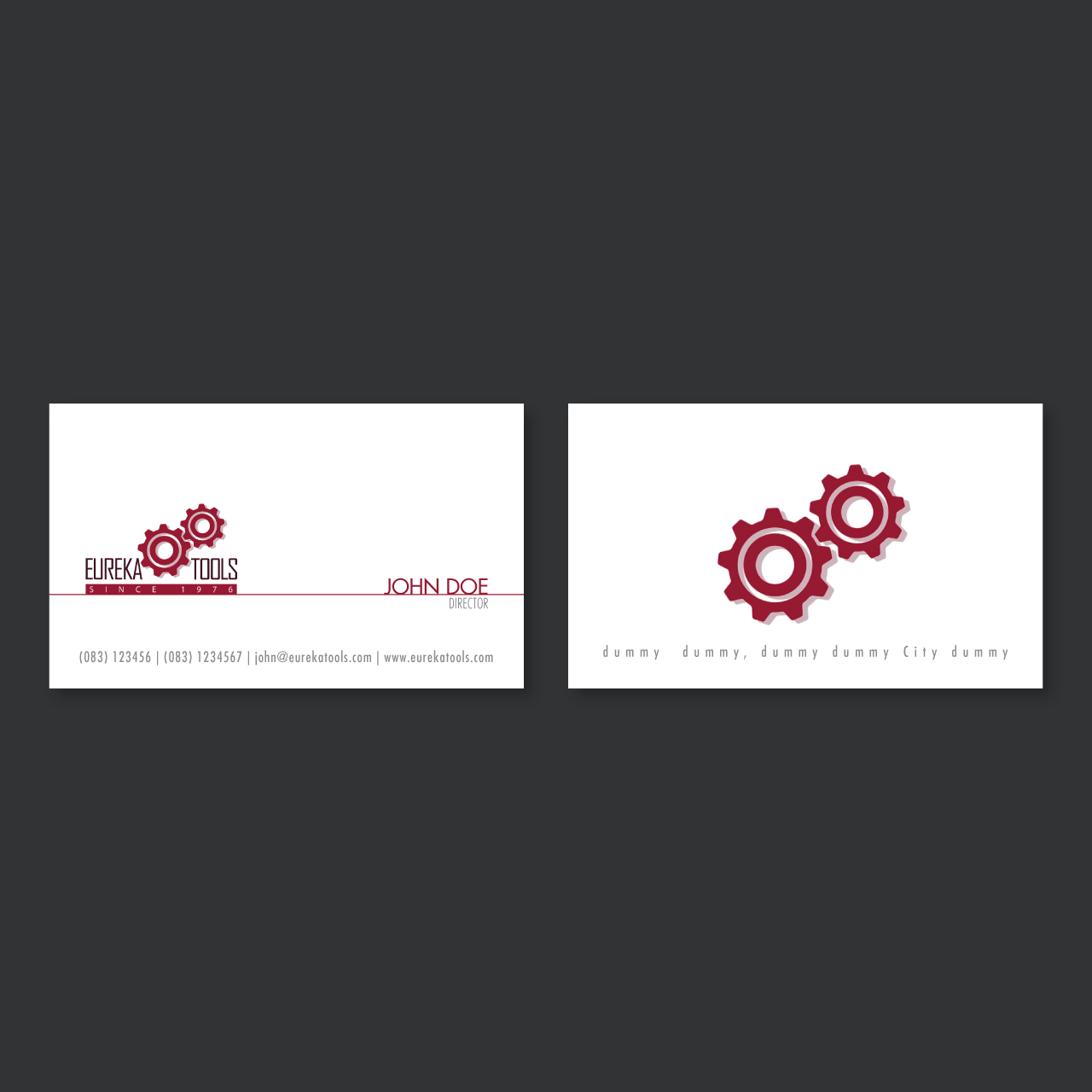 Business Card Design by yellowpixell for Eureka Tools Pte Ltd | Design #1137914