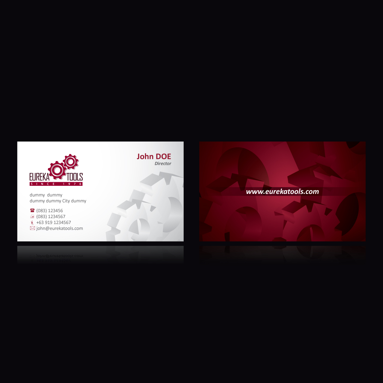 Visitenkarten-Design von yellowpixell für Eureka Tools Pte Ltd | Design #1152816