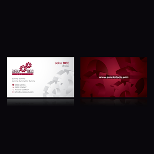 Visitenkarten-Design von BONG Kreation für Eureka Tools Pte Ltd | Design #1152816
