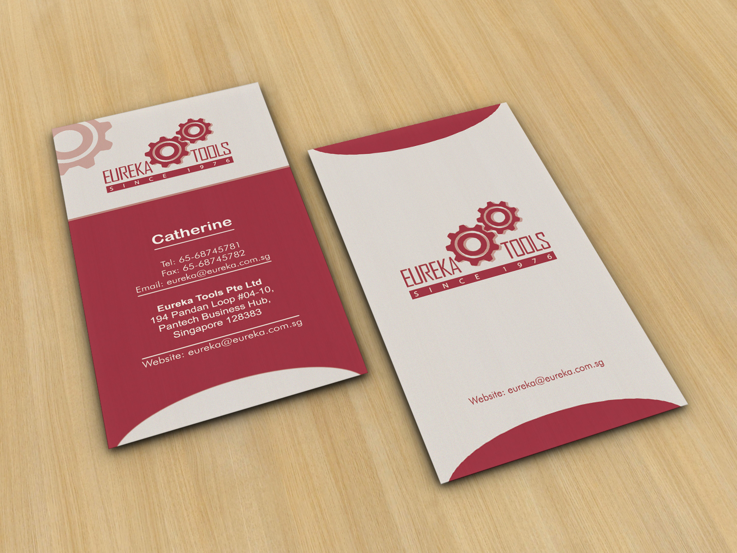 Business Card Design by design99 for Eureka Tools Pte Ltd | Design #1074622