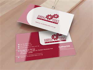 Visitenkarten-Design von design99 für Eureka Tools Pte Ltd | Design: #1074636