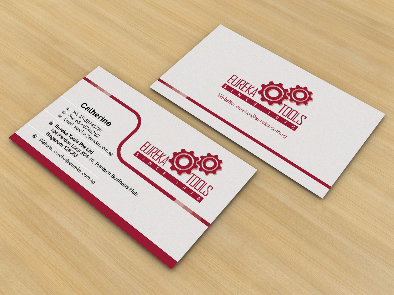 Business Card Design by design99 for Eureka Tools Pte Ltd | Design #1074660