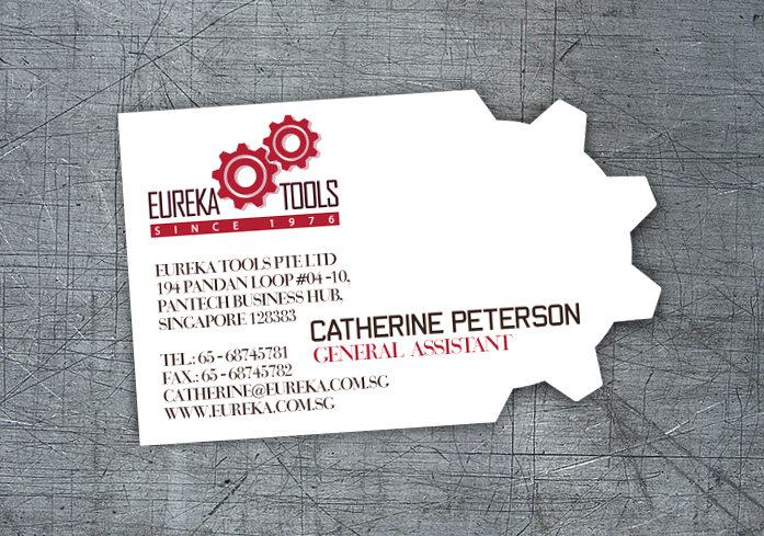 Diseño de Tarjeta de Presentación por roberts.vaitkus para Eureka Tools Pte Ltd | Diseño #1098972