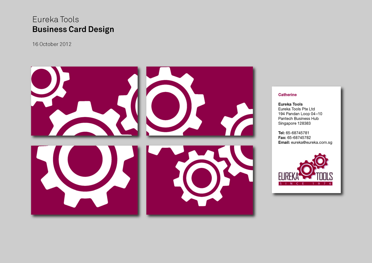 Business Card Design by chrisdalton for Eureka Tools Pte Ltd | Design #1126507