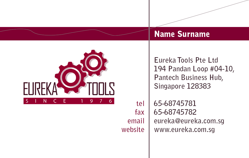 Business Card Design by Thinkk6 for Eureka Tools Pte Ltd | Design #1080342