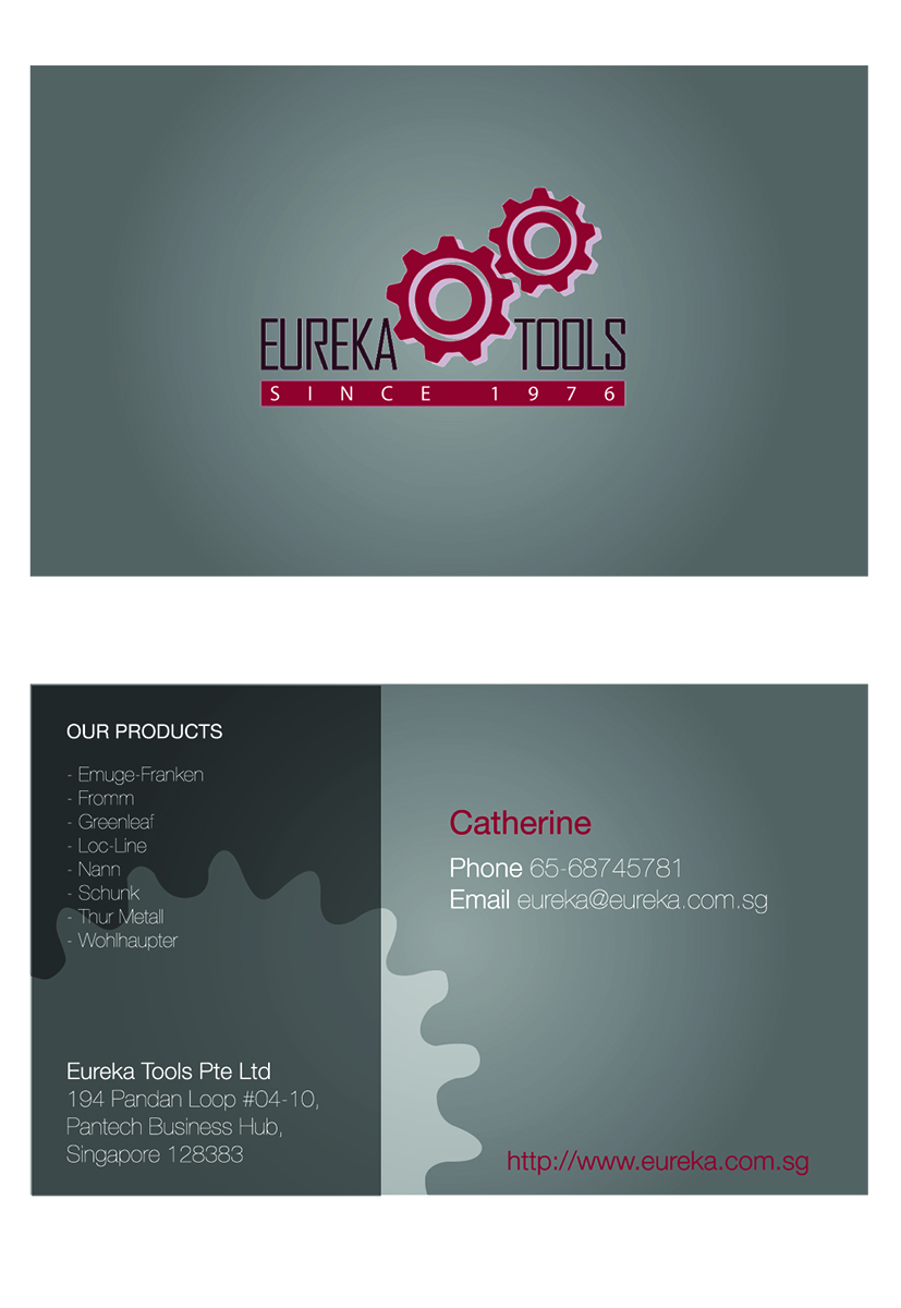 Business Card Design by Daniel Gonçalves for Eureka Tools Pte Ltd | Design #1086488