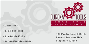 Business Card Design by Craig for Eureka Tools Pte Ltd | Design: #1073643