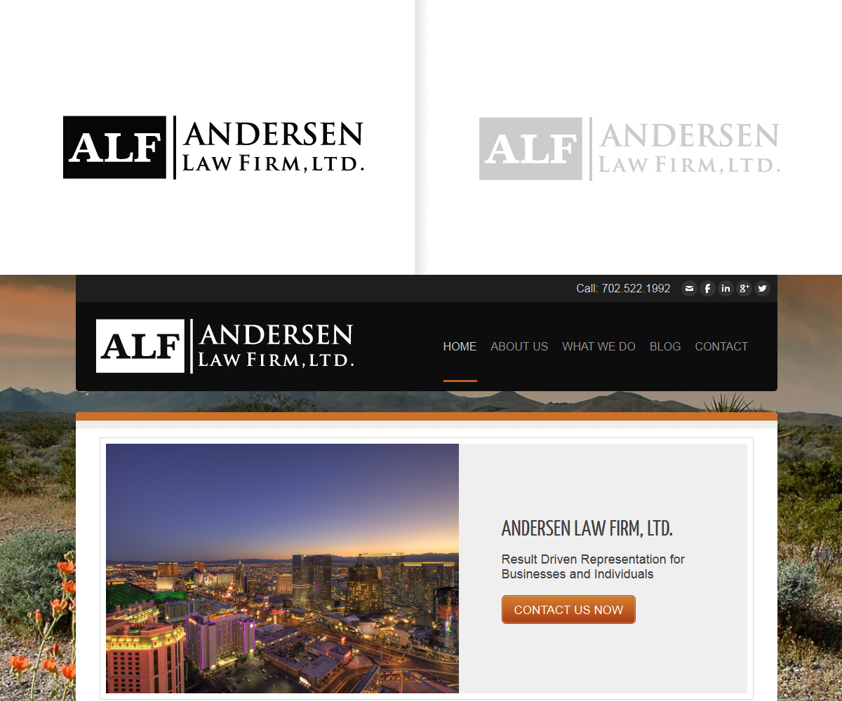 Logo Design by CreativeTrick for Andersen Law Firm, Ltd. | Design #4040133