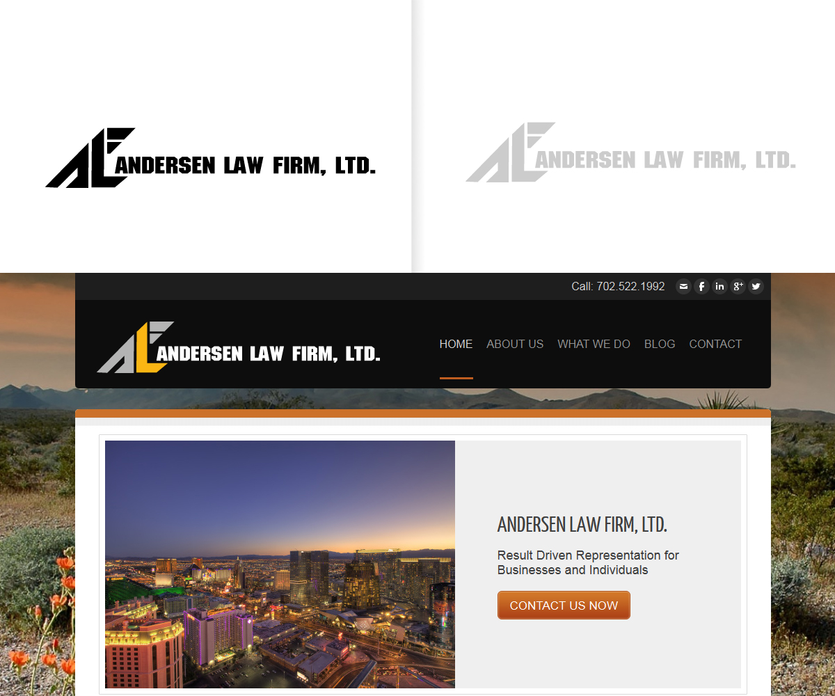 Logo Design by CreativeTrick for Andersen Law Firm, Ltd. | Design #4040136