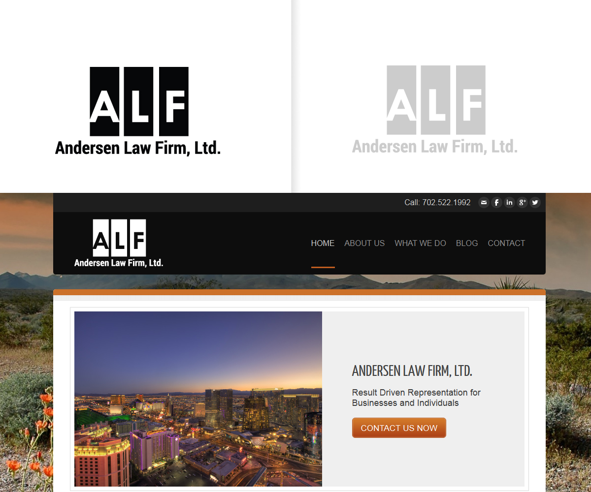 Logo Design by CreativeTrick for Andersen Law Firm, Ltd. | Design #4040139