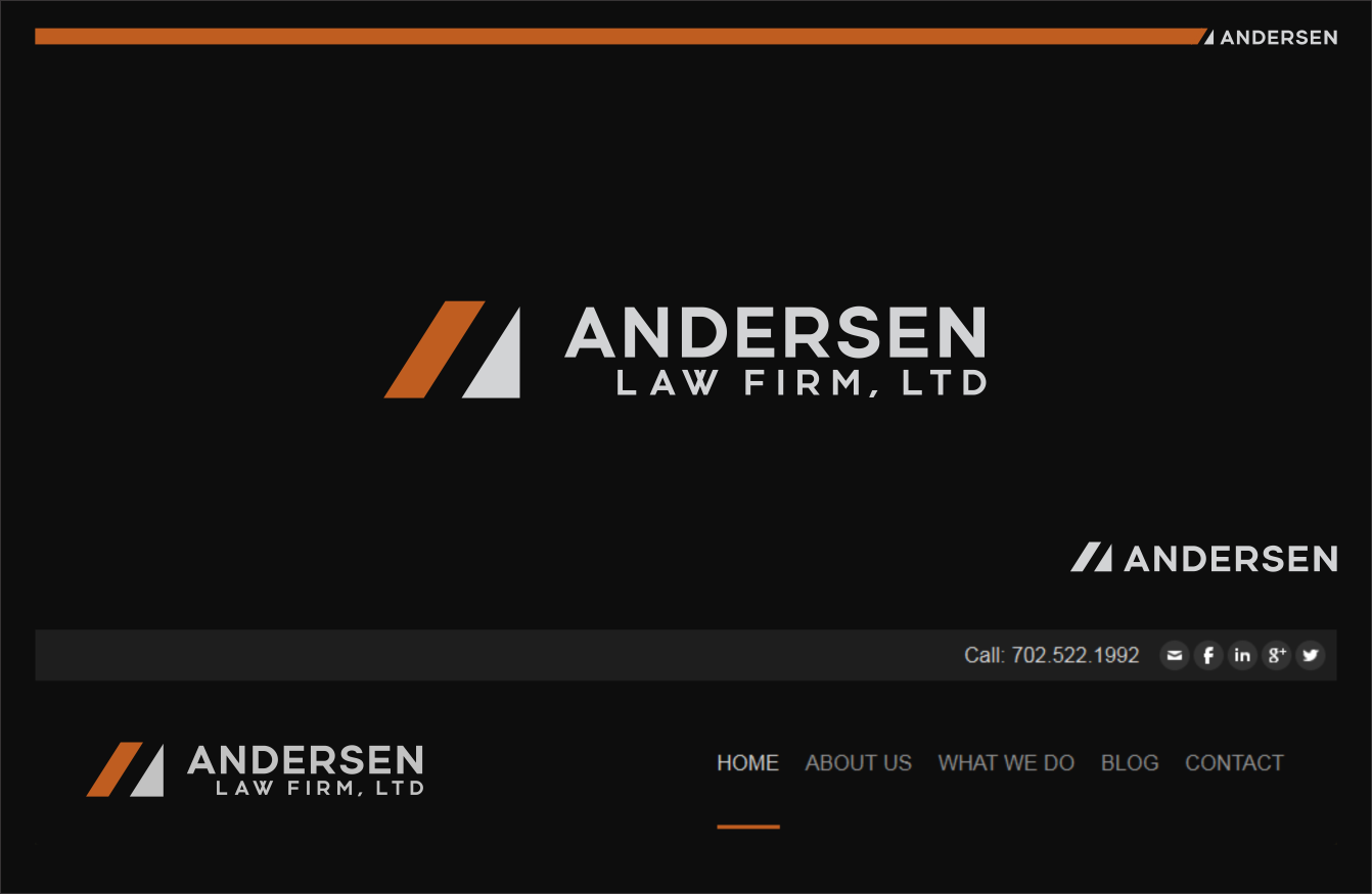 Logo Design by o_o for Andersen Law Firm, Ltd. | Design #3997606