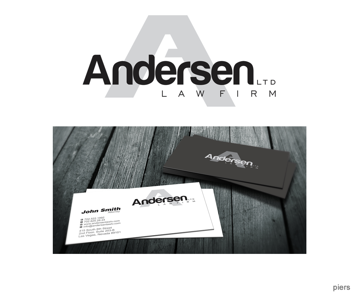 Logo Design by Piers for Andersen Law Firm, Ltd. | Design #4058610