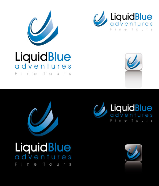 Logo Design by kresh for liquid blue adventures | Design #1111486