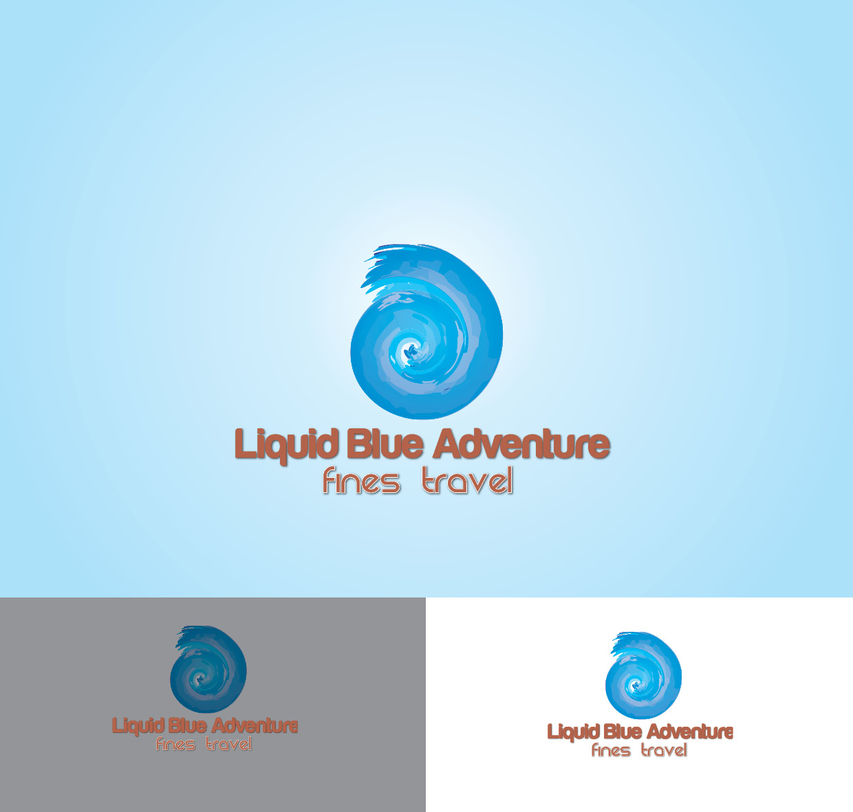 Diseño de Logo por mahdi para liquid blue adventures | Diseño #1084165