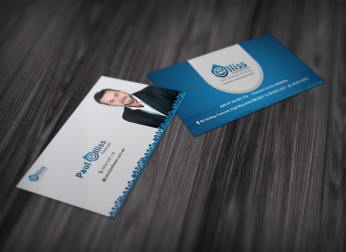 Business Card Design by Artsenal for Elliss Real Estate | Design #3979921