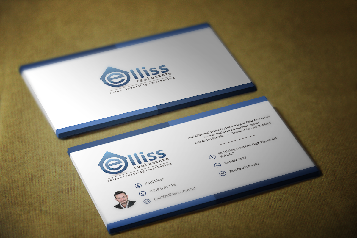 Business Card Design by Alex Andu for Elliss Real Estate | Design #3990810