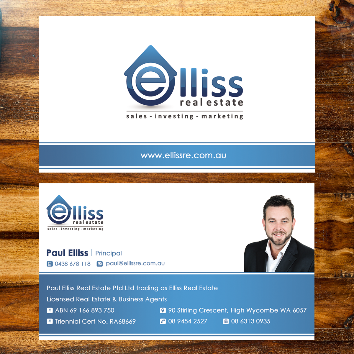 Business Card Design by Edoers for Elliss Real Estate | Design #3988146