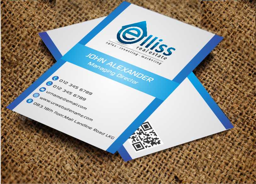 Business Card Design by AwsomeD for Elliss Real Estate | Design #3969434