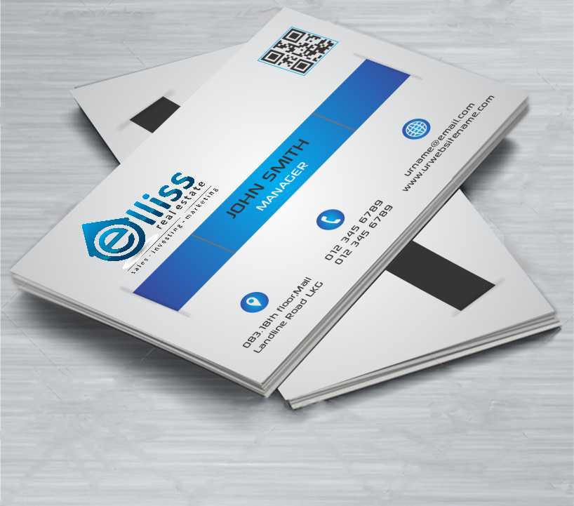 Diseño de Tarjeta de Presentación por AwsomeD para Elliss Real Estate | Diseño #3969438