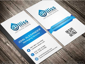 Diseño de Tarjeta de Presentación por AwsomeD para Elliss Real Estate | Diseño: #3969442