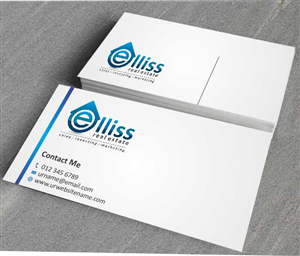 Diseño de Tarjeta de Presentación por AwsomeD para Elliss Real Estate | Diseño: #3969447