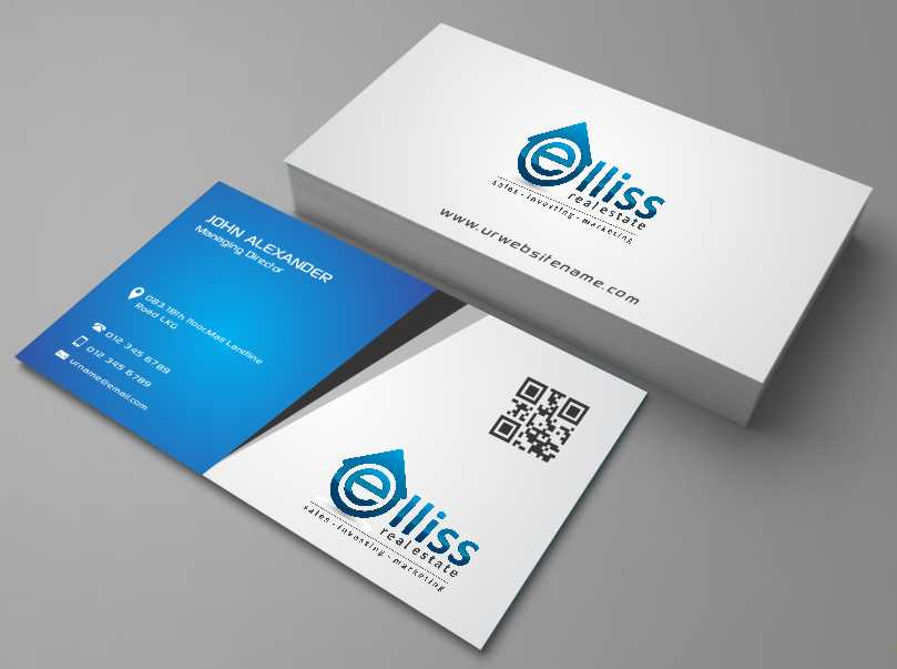 Diseño de Tarjeta de Presentación por AwsomeD para Elliss Real Estate | Diseño #3969448