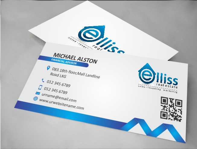 Business Card Design by AwsomeD for Elliss Real Estate | Design #3969459