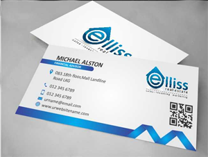 Diseño de Tarjeta de Presentación por AwsomeD para Elliss Real Estate | Diseño: #3969459