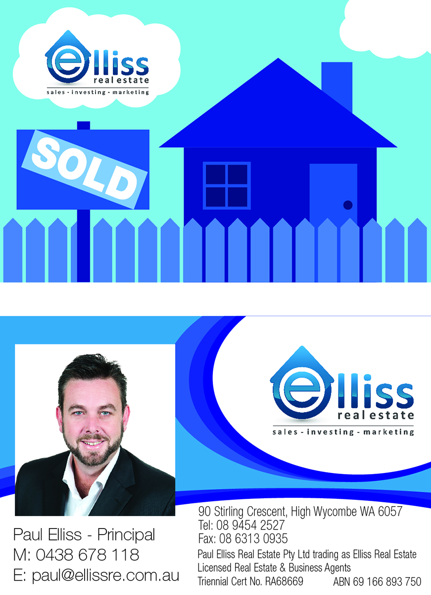 Design de Carte de Visite par Peter .D pour Elliss Real Estate | Design #3973720