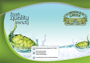 Brochure Design by alessandroevge for Crooked Creek Hops Farm | Design: #3978030