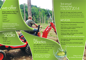 Brochure Design by alessandroevge for Crooked Creek Hops Farm | Design: #3978455