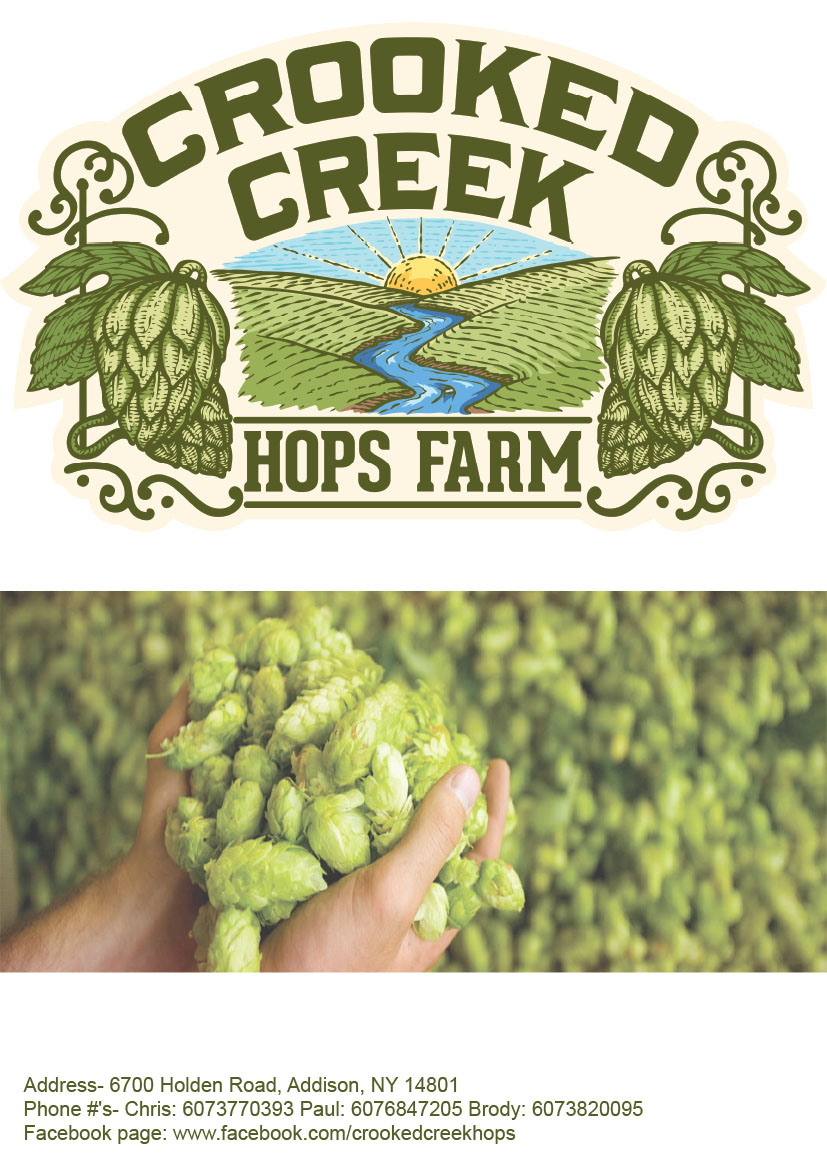 Broschüren-Design von mohanad.jar für Crooked Creek Hops Farm | Design #3977195