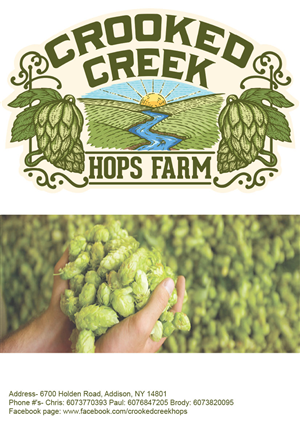 Brochure Design by mohanad.jar for Crooked Creek Hops Farm | Design: #3977195