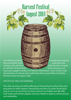Brochure Design by mohanad.jar for Crooked Creek Hops Farm | Design: #3977242