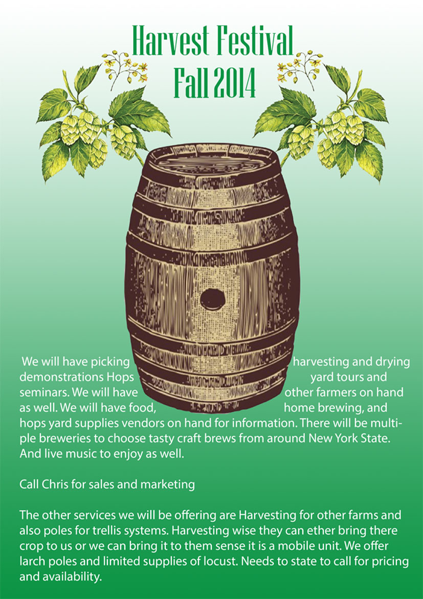 Brochure Design by mohanad.jar for Crooked Creek Hops Farm | Design #3977247