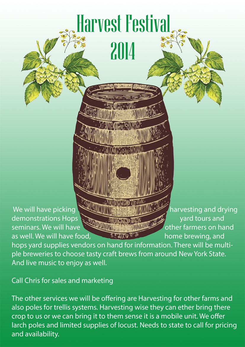 Design de Brochure par mohanad.jar pour Crooked Creek Hops Farm | Design #3977249