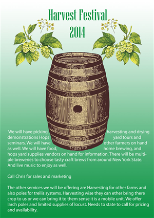 Brochure Design by mohanad.jar for Crooked Creek Hops Farm | Design: #3977249