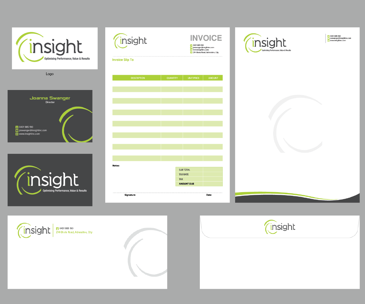 Schreibwaren-Design von kousik für Insight NSW Pty Limited | Design: #4124036